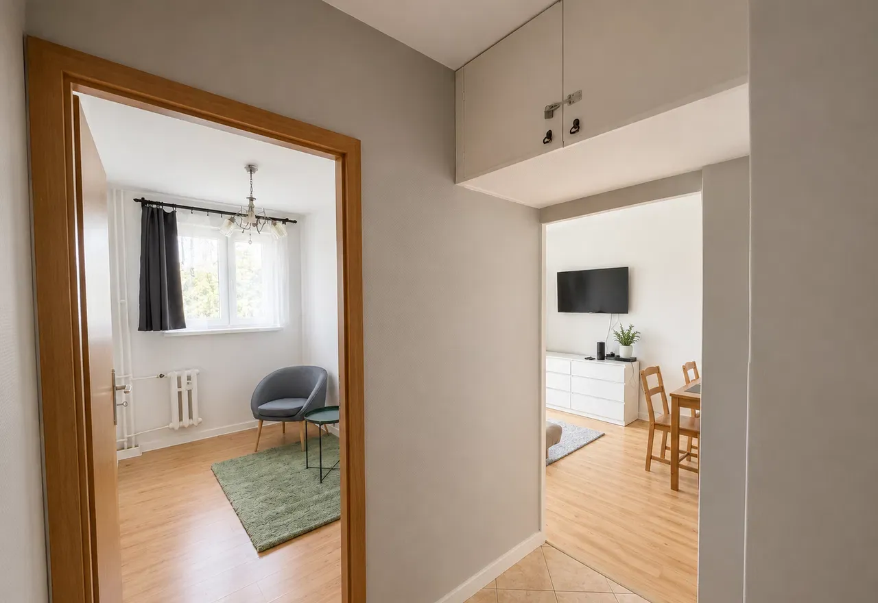 3 niezależne pokoje | Balkon | 48 m² | Kapuściska | Wolne od zaraz - zdjęcie 3