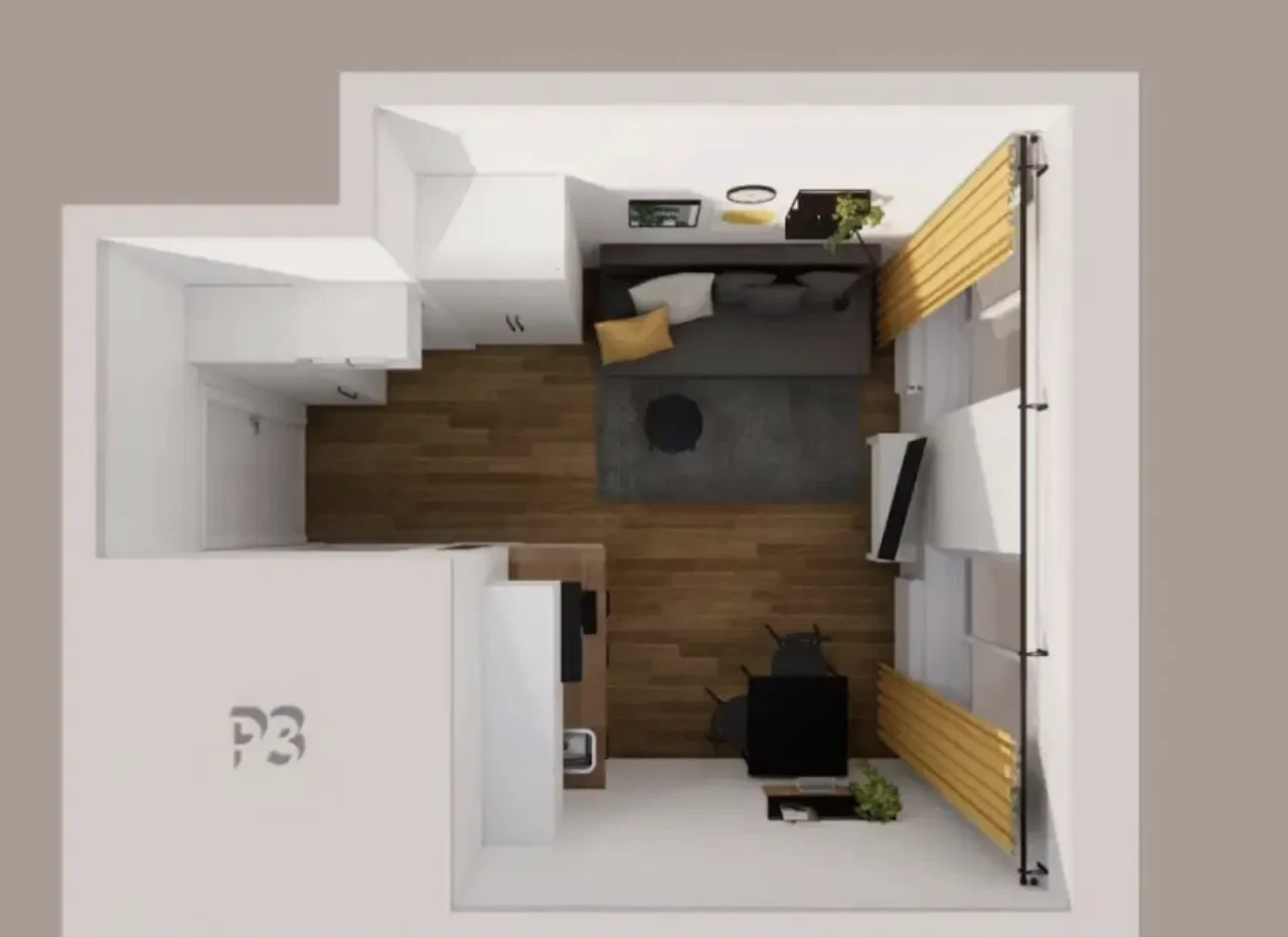 Kawalerka 18 m² | Sienkiewicza 2 | prywatna łazienka - zdjęcie 3