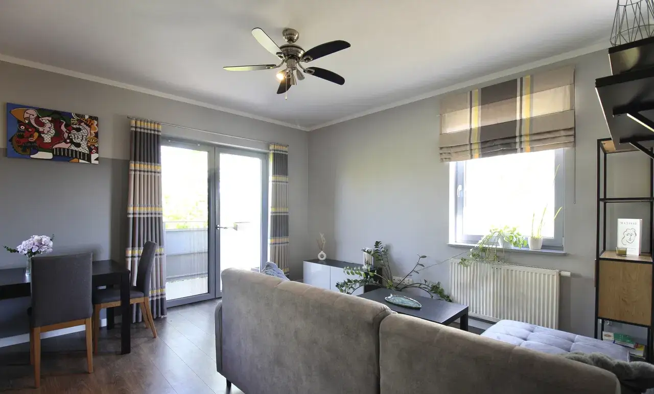 PL/RU/ENG Dwupokojowe mieszkanie 48 m2/Parking za szlabanem/Balkon - zdjęcie 3