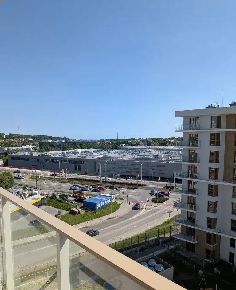 Nowe 42,5 m² z halą garażową, ul. Lema 3 (Morena) – 100m do tramwaju