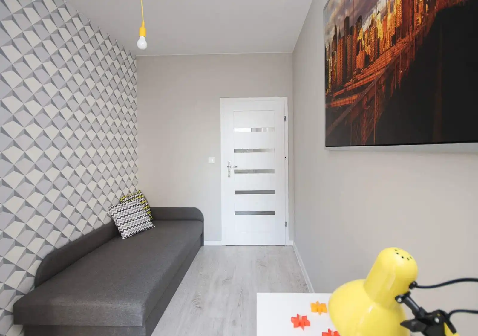 Nowoczesne pokoje w apartamentowcu BALKON i 2 łazienki, patio Mokotów - zdjęcie 6