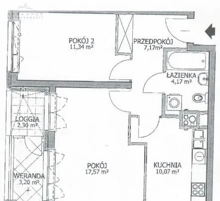 Mieszkanie, 50 m², Wrocław - zdjęcie 3