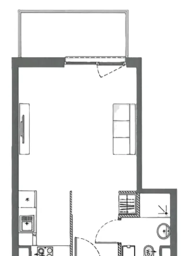 Mieszkanie 31,5 m² | Miejsce parkingowe | Pierwszy najem - zdjęcie 8