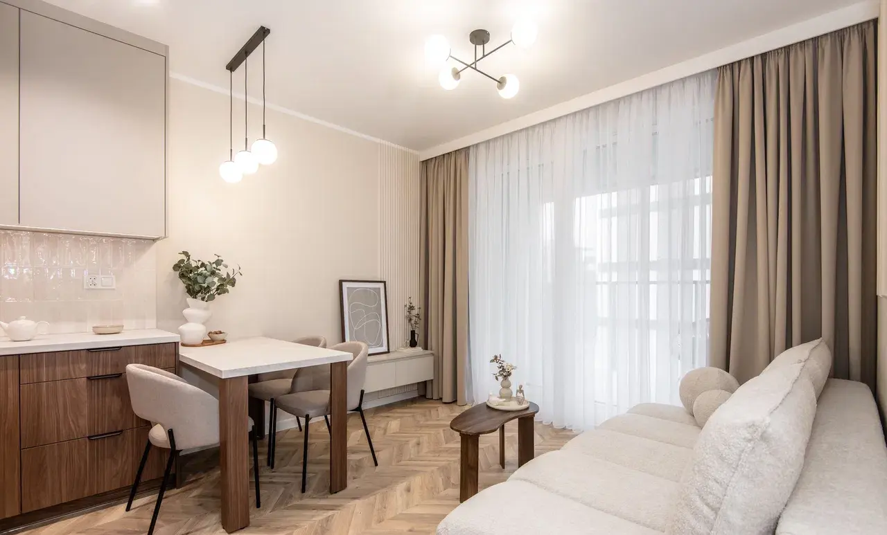 Stylowe i nowoczesne mieszkanie w nowym bloku | Salon z aneksem plus sypialnia | Balkon