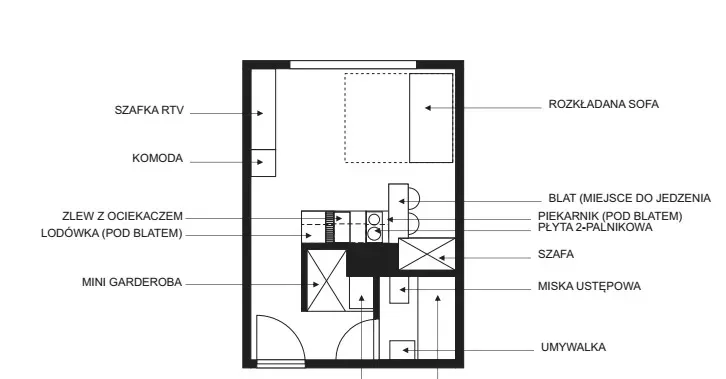 Kawalerka 20 m² z komórką | Ugorek - zdjęcie 8