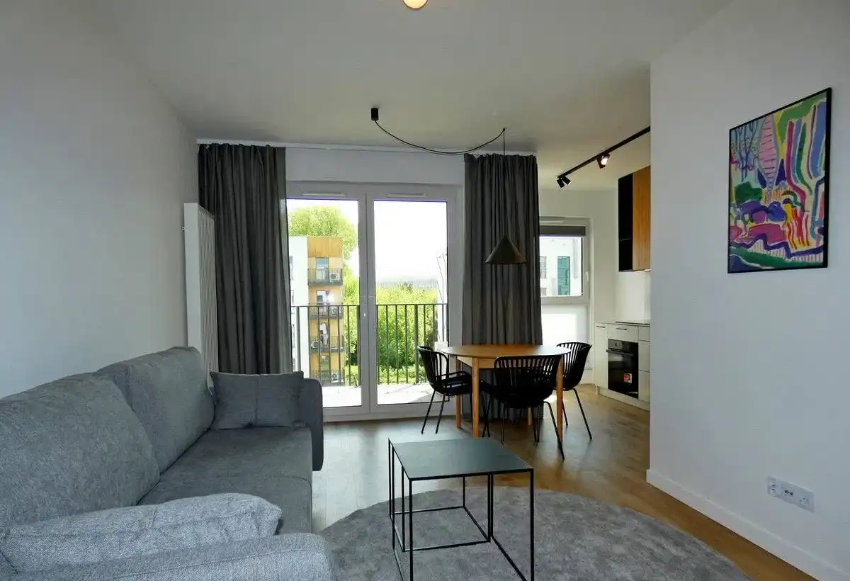 Nowoczesne 2 pokojowe mieszkanie z balkonem I Lema 19 I 50 m2