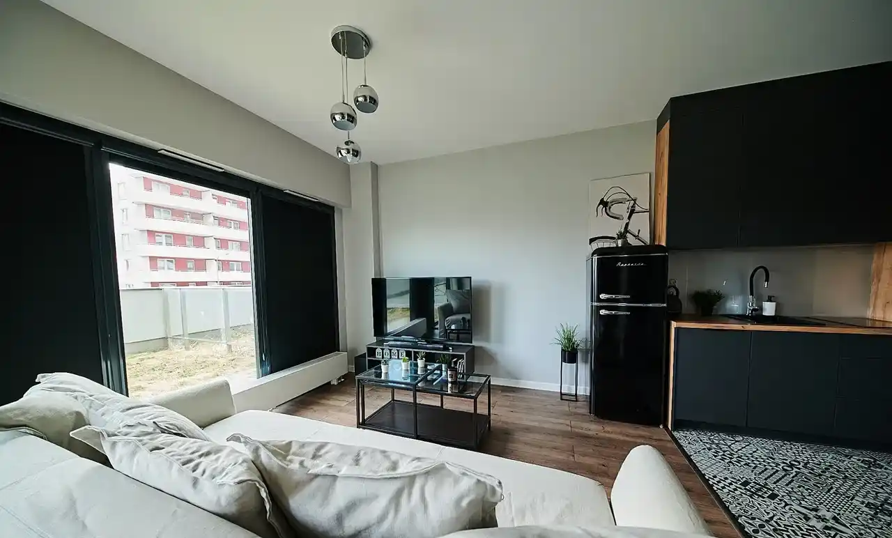 30m2 Kawalerka Salon z kuchnią taras ul.Podwisłocze 31 Capital Centrum - zdjęcie 4