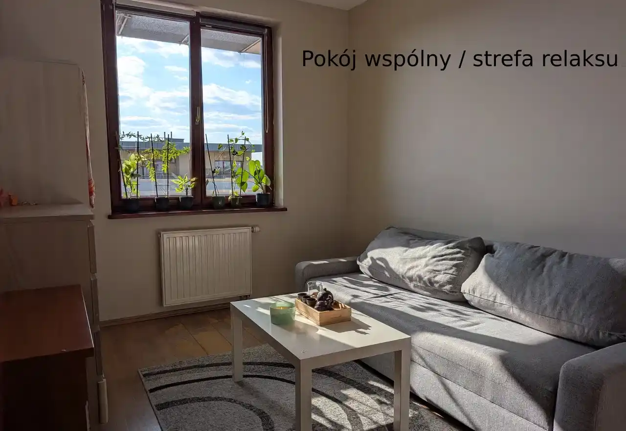 Słoneczny pokój w 2-osobowym mieszkaniu + przestrzeń wspólna | Ruczaj - zdjęcie 2