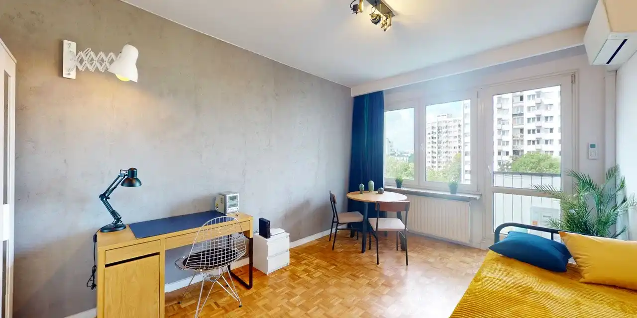 Pokój 14 m² | Żywnego 12, Mokotów | balkon | BEZ PROWIZJI | od zaraz | 1650
