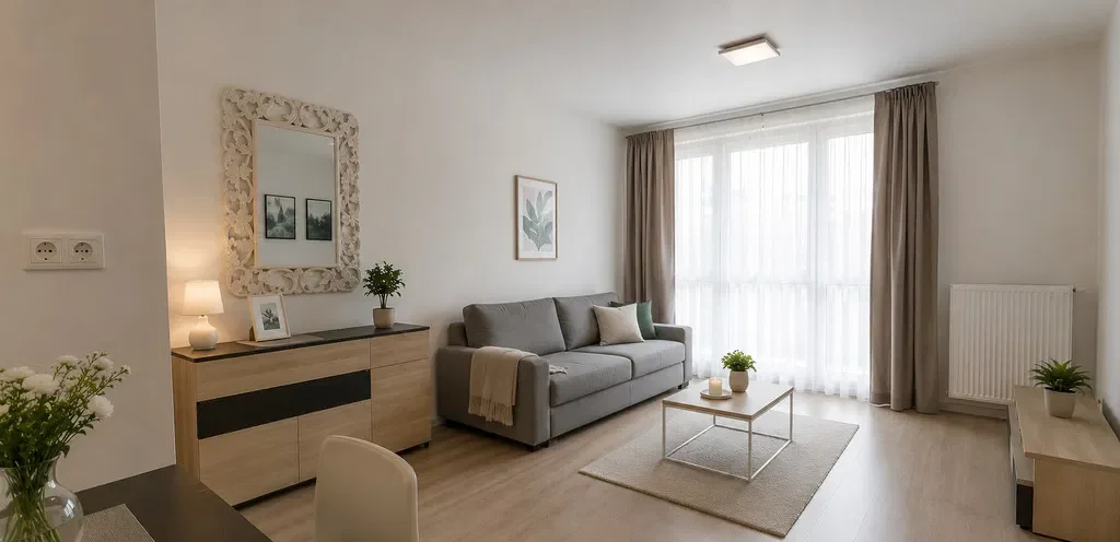 Warszawa Wilanów, mieszkanie 52 m2, 2 pokoje - zdjęcie 2
