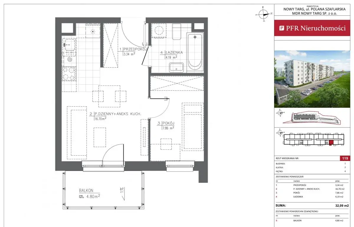 2 pokoje, Bronowice, "Lea Residence" - zdjęcie 9