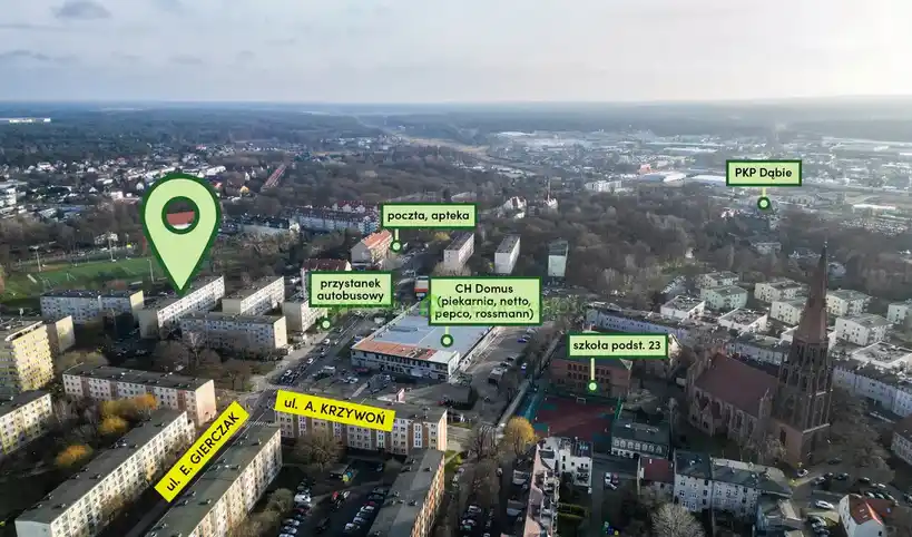 Dąbie mieszkanie 2 pokojowe na wynajem - zdjęcie 3
