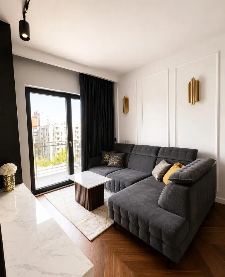 Elegancki apartament 2-pokojowy z klimatyzacją i garażem na Mokotowie - zdjęcie 3