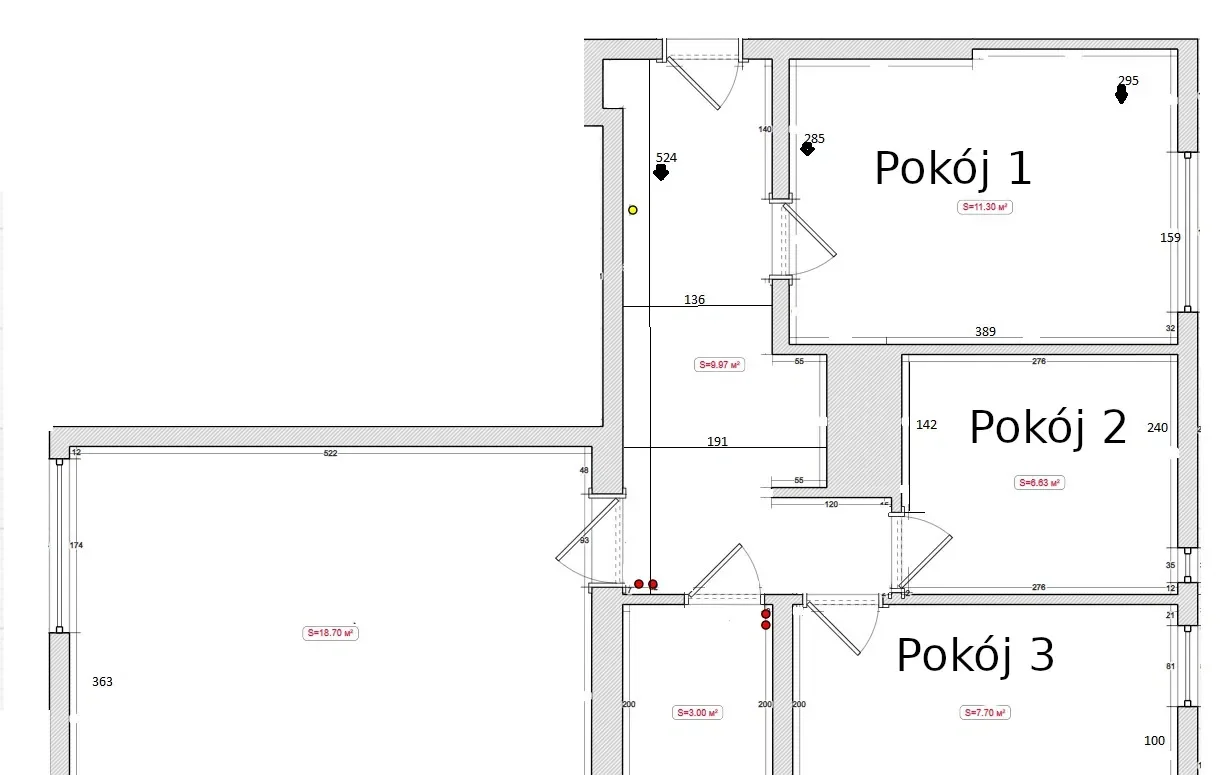 Pokój w mieszkaniu 56m, dostepne 3 pokoje. Koszutka obok US - zdjęcie 8