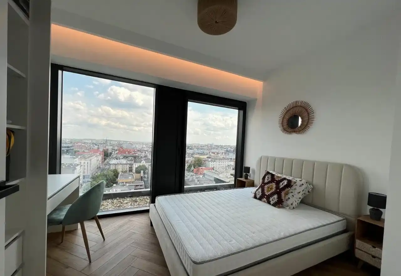 Katowice Centrum - widokowy apartament w kompleksie Global Apartments - zdjęcie 4