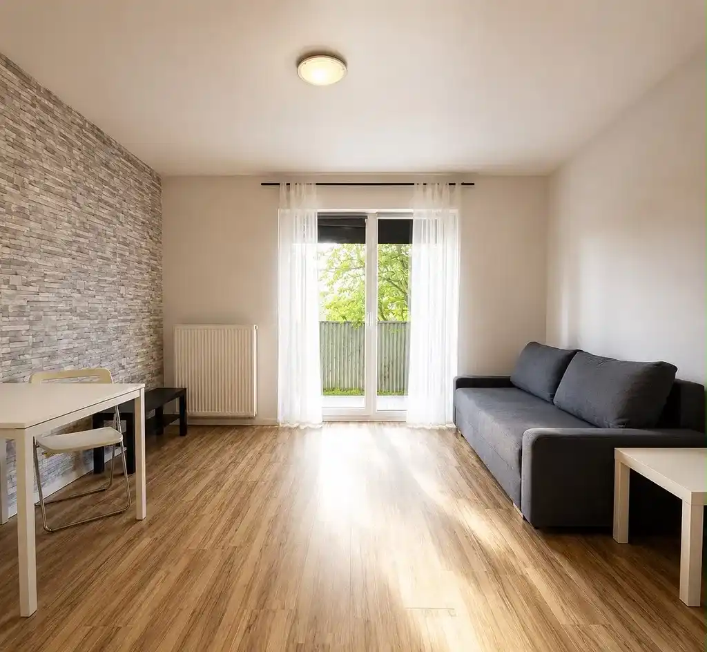 Nowoczesne mieszkanie 30 m² z ogródkiem w Krakowie, Nowa Huta - zdjęcie 2