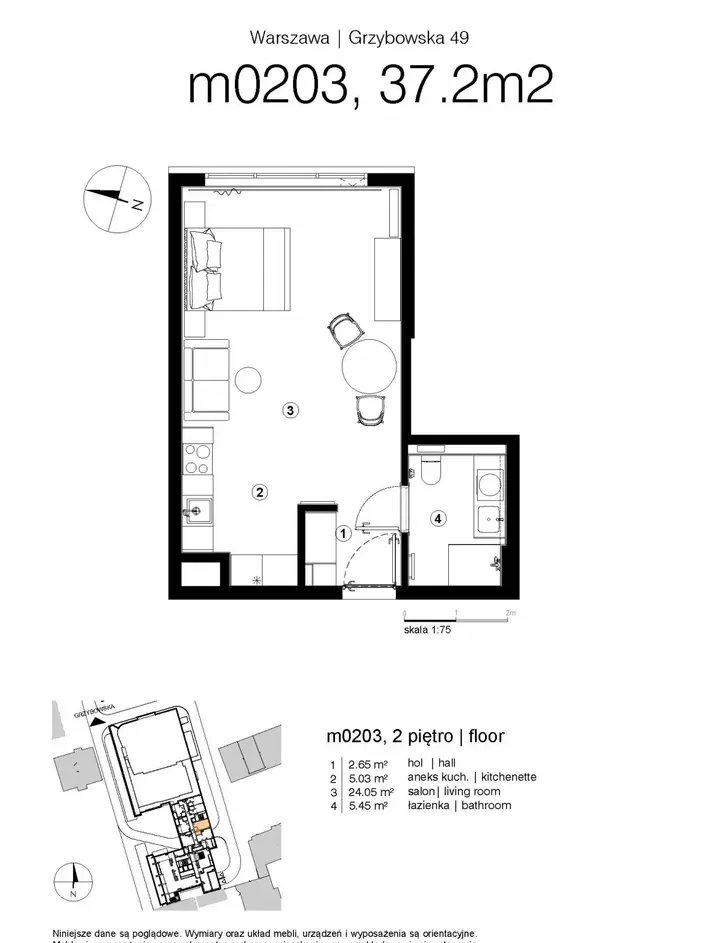 Studio | 37.18 m2 | Internet w cenie | Bezpośrednio - zdjęcie 6
