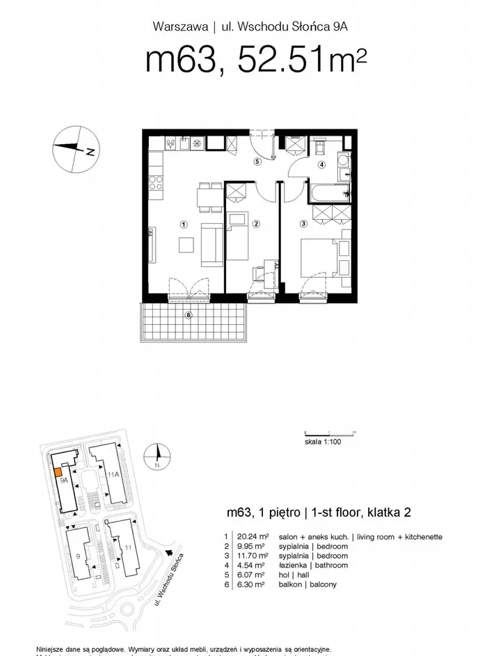 3-pokojowe | 52.51 m2 | Balkon | Internet w cenie | Bezpośrednio - zdjęcie 7
