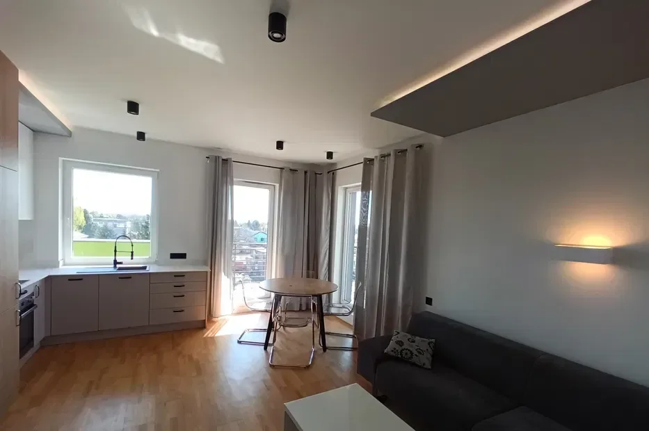NOWE M2 41m2, Słoneczne, widok na całą Łódź; narożny balkon; garaż; - zdjęcie 2