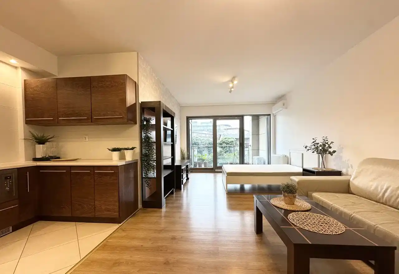 Przestronna kawalerka 42m2, Wiślane Tarasy, od lipca! MPEC, balkon! - zdjęcie 8