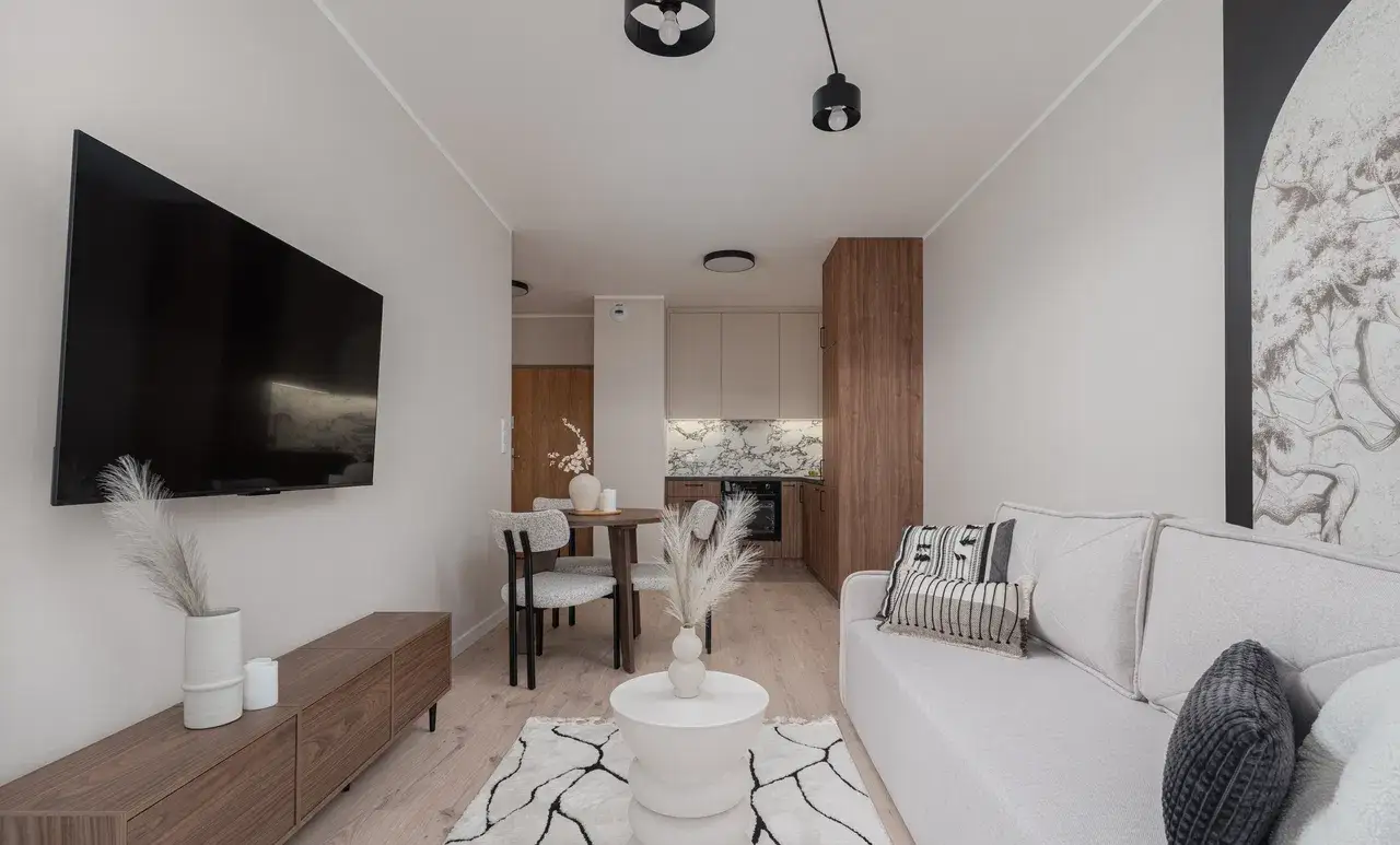 Świeżo wykończony 2-pokojowy apartament | loggia | miejsce parkingowe - zdjęcie 3