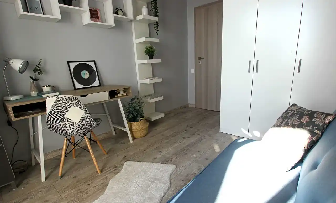 Przestronny pokój z balkonem "Pastelowy sen" - Centralna 51a, Czyżyny, Kraków - zdjęcie 3