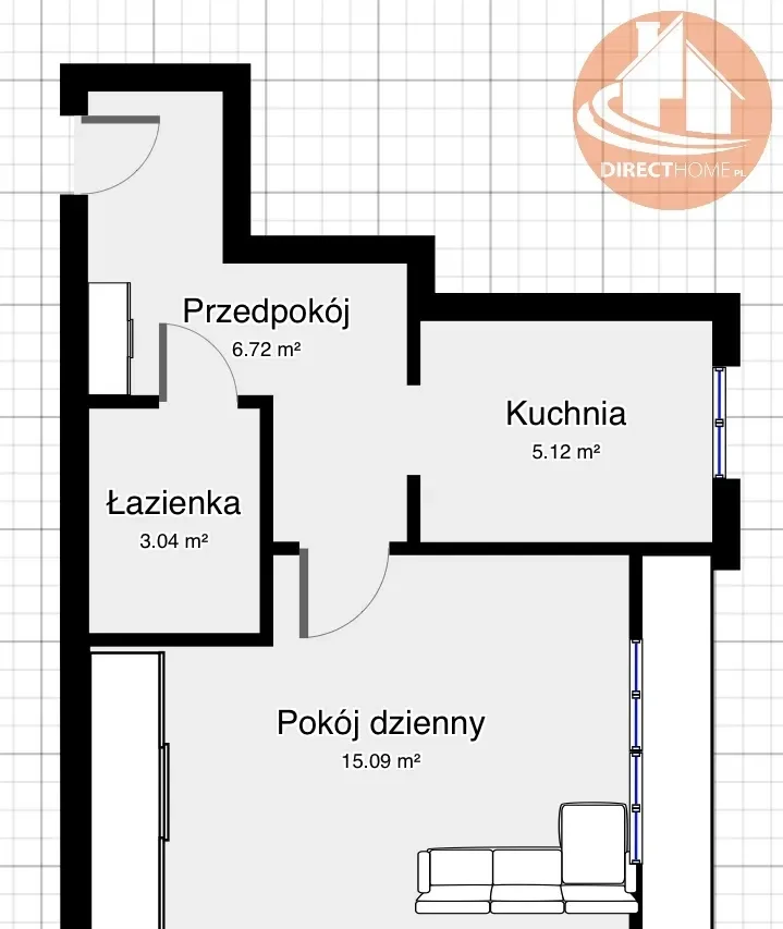Kawalerka po remoncie z balkonem na os. Sikornik w Gliwicach - zdjęcie 4