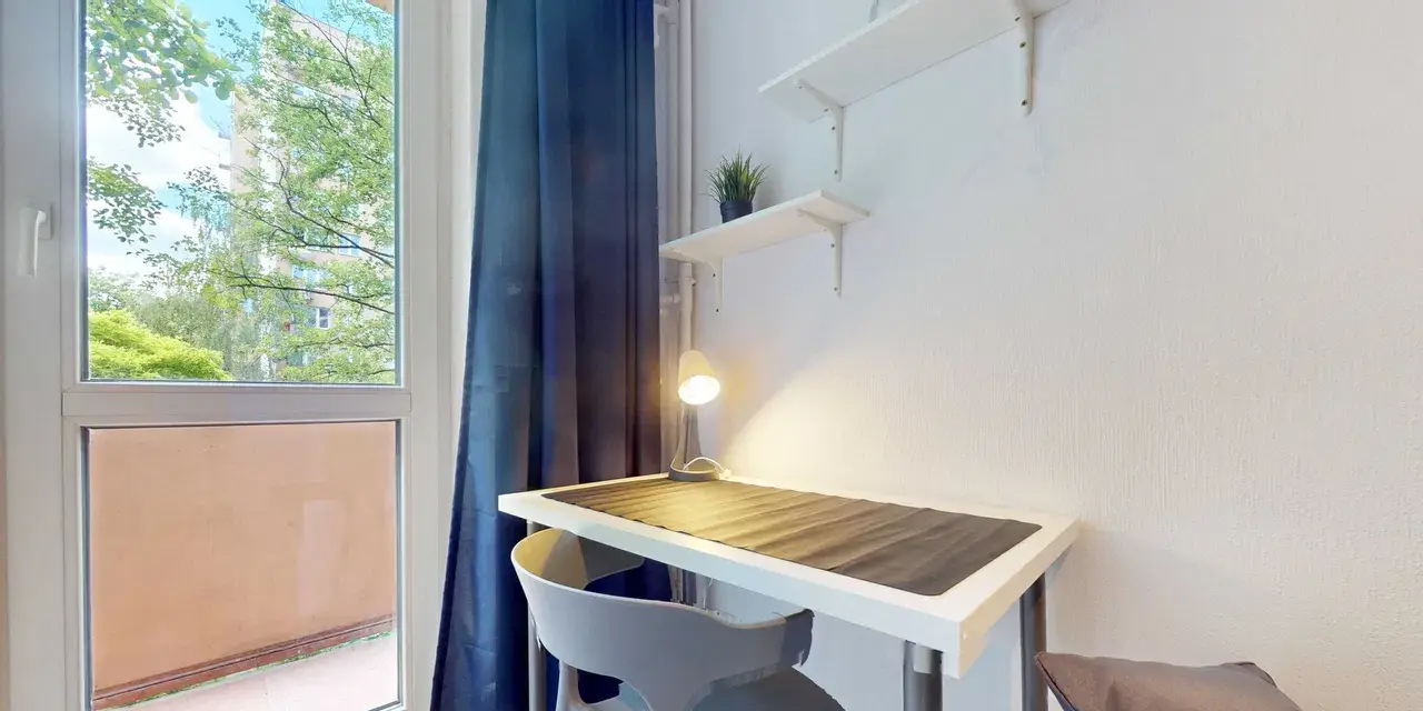 Pokój jednoosobowy | Anielewicza 18A, Wola | balkon | BEZ PROWIZJI | od 13.07 | 1028 - zdjęcie 4