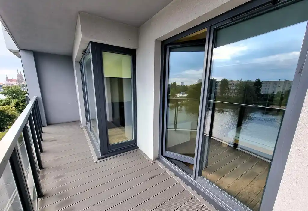 WYSPIAŃSKIEGO, 54m2, 2 pokoje, duży balkon, widok na rzekę, od 01.07 - zdjęcie 5