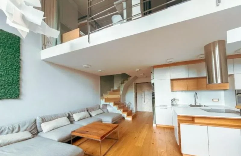 Wyjątkowy loft dwupoziomowy | Księży Młyn | 83,83 m² | wysoki standard - zdjęcie 2