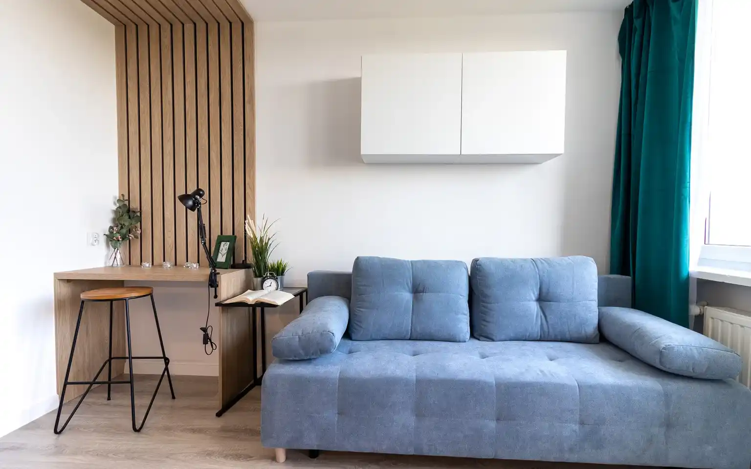 BALKON, blisko metra, przytulne STUDIO obok PARKU - zdjęcie 6