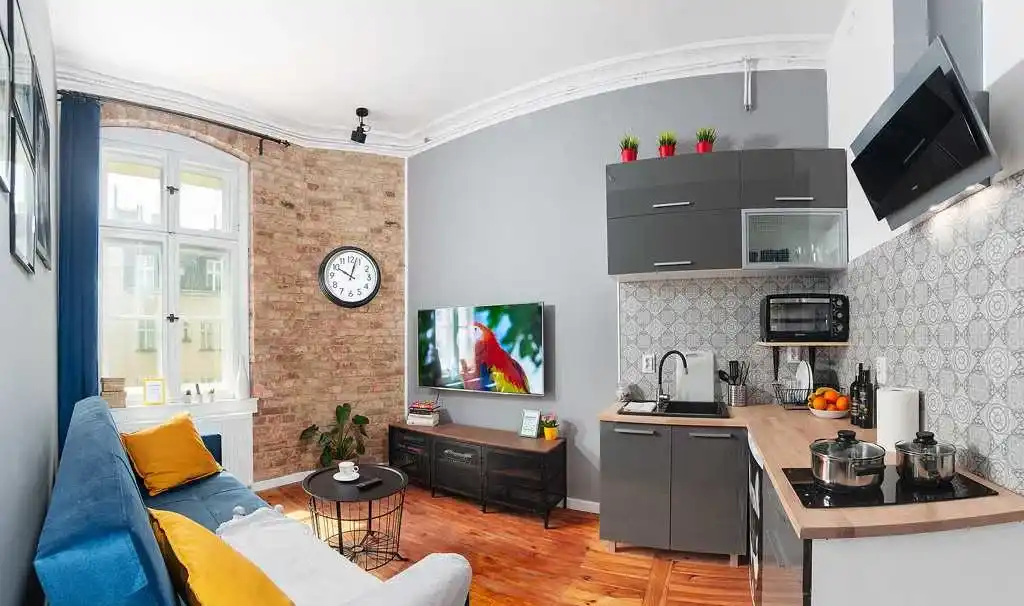 Kawalerka z osobną sypialnią, Smart TV 55", Małeckiego
