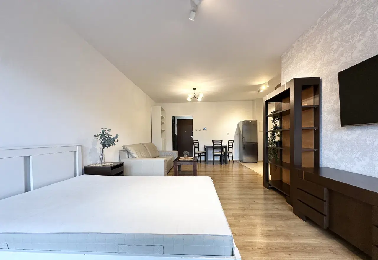 Przestronna kawalerka 42m2, Wiślane Tarasy, od lipca! MPEC, balkon! - zdjęcie 5