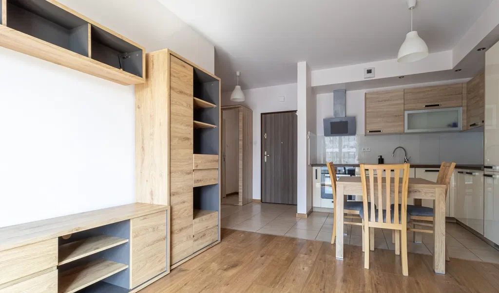 *Riverside* Zabłocie, 44 m2, 2 pokoje, balkon