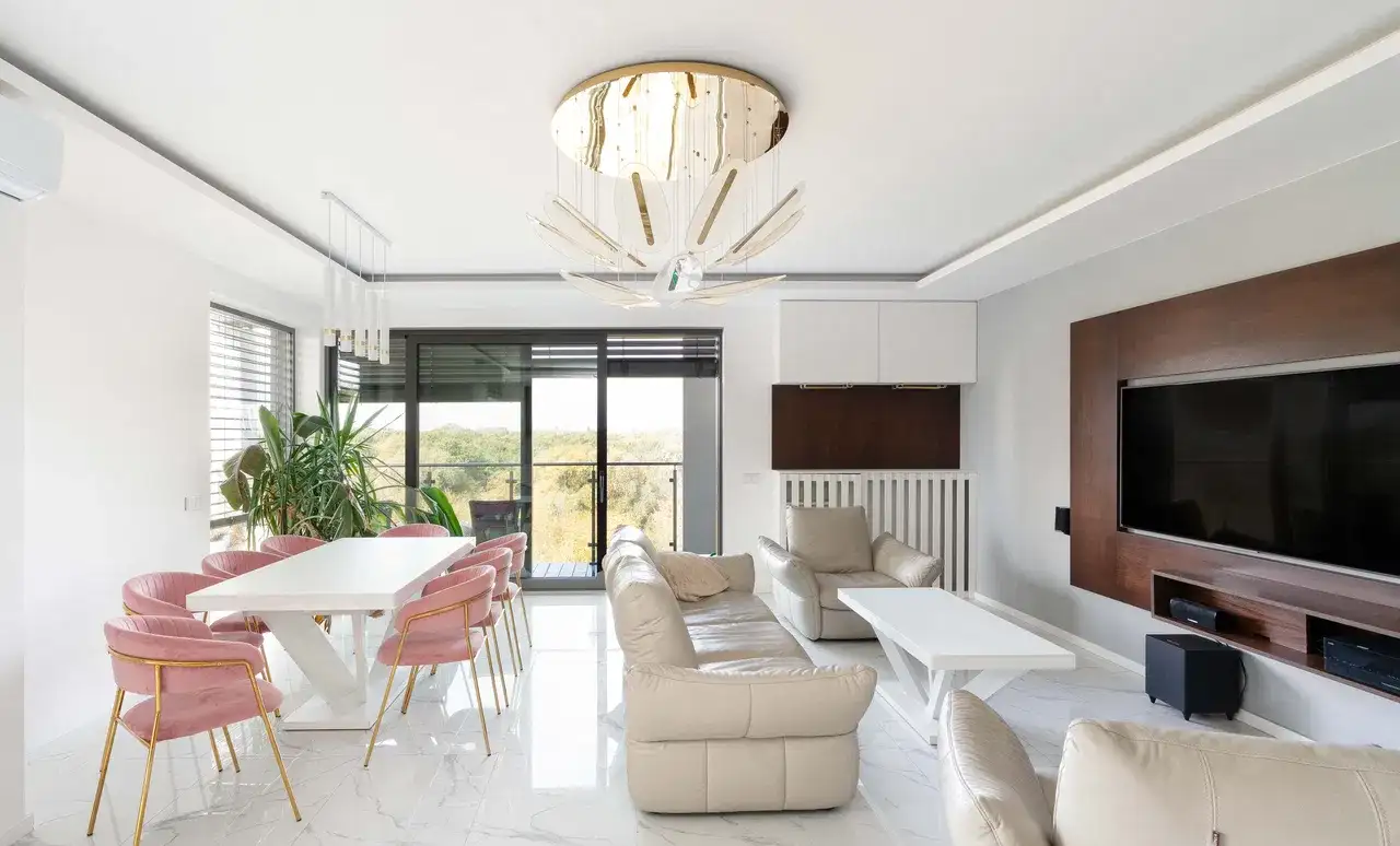 Apartament 126,8 m² z prywatnym tarasem na dachu z widokiem na rzekę - zdjęcie 5