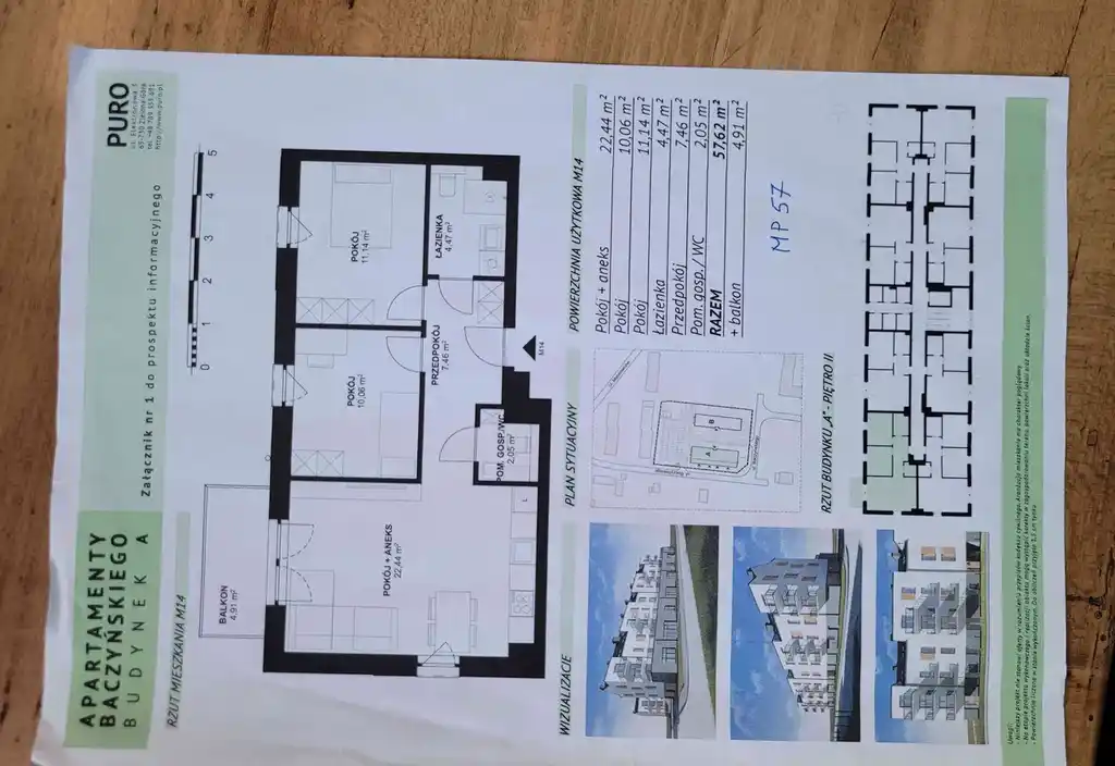 Apartament 3 pokojowy + pomieszczenie gospodarcze Winda Balkon Rolety - zdjęcie 6