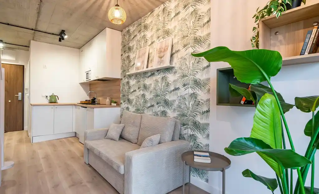 Stylowy lokal dwupoziomowy w nowoczesnym apartamentowcu - zdjęcie 2