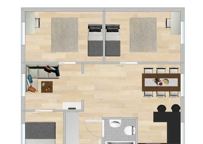 5 pokoi z balkonem, 74m2, Niemcewicza 4/8, Górna, BRAK PROWIZJI - zdjęcie 8