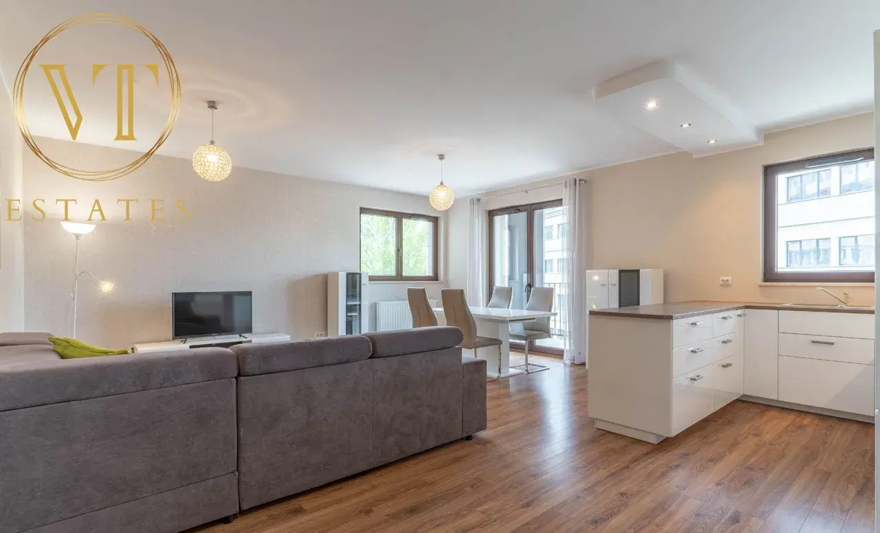 Apartament 3-pokojowy z tarasem nad rzeką | Krakowskie Tarasy