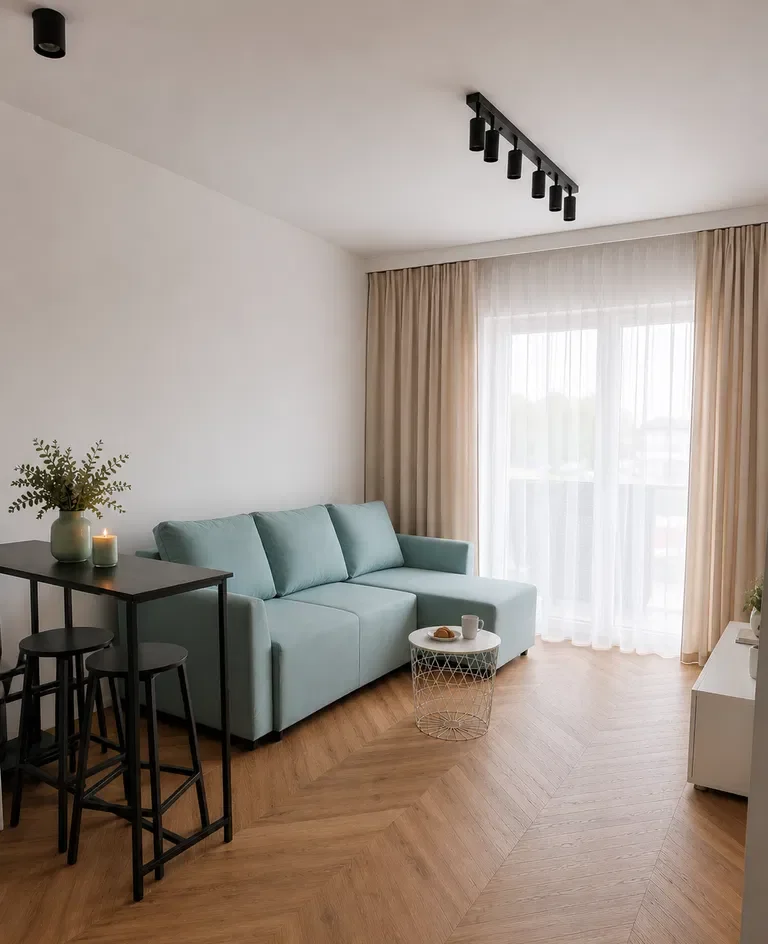 Nowe 2-pokojowe mieszkanie z balkonem i miejscem postojowym.