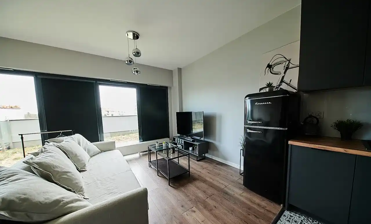 30m2 Kawalerka Salon z kuchnią taras ul.Podwisłocze 31 Capital Centrum - zdjęcie 5