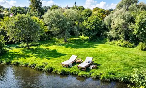 DOM PREMIUM NAD RZEKĄ WIEPRZ | 12 KM OD LUBLINA | PRYWATNA PLAŻA | 7000 M² DZIAŁKI - zdjęcie 5