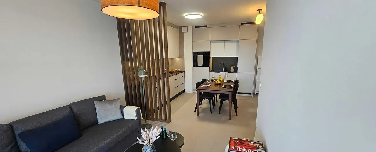 NOWE mieszkanie 50 m² - 2 pok. | Wysoki standard | Klimatyzacja | Balkon | Widok na zieleń - zdjęcie 6