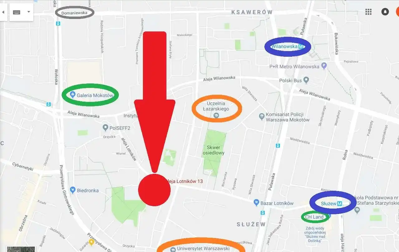 Pokój jednoosobowy, UW, Galeria Mokotów, Metro Służew - zdjęcie 8