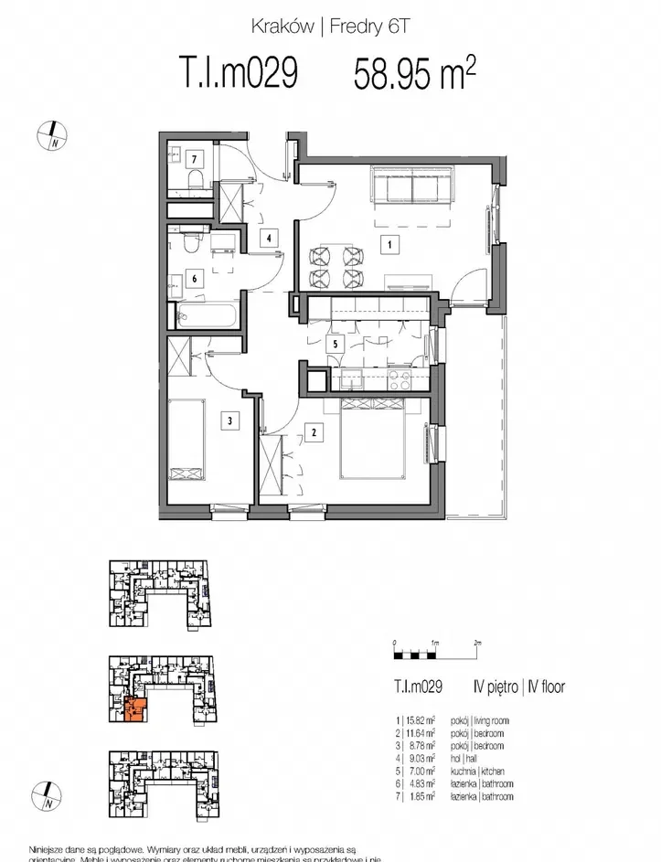 3-pok | 59 m2 | Osobna Kuchnia | Zamykany Salon | Bez prowizji - zdjęcie 8