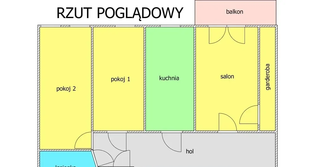 Na wynajem mieszkanie 3pokoje WrocławKrzyki/Ślężna - zdjęcie 3