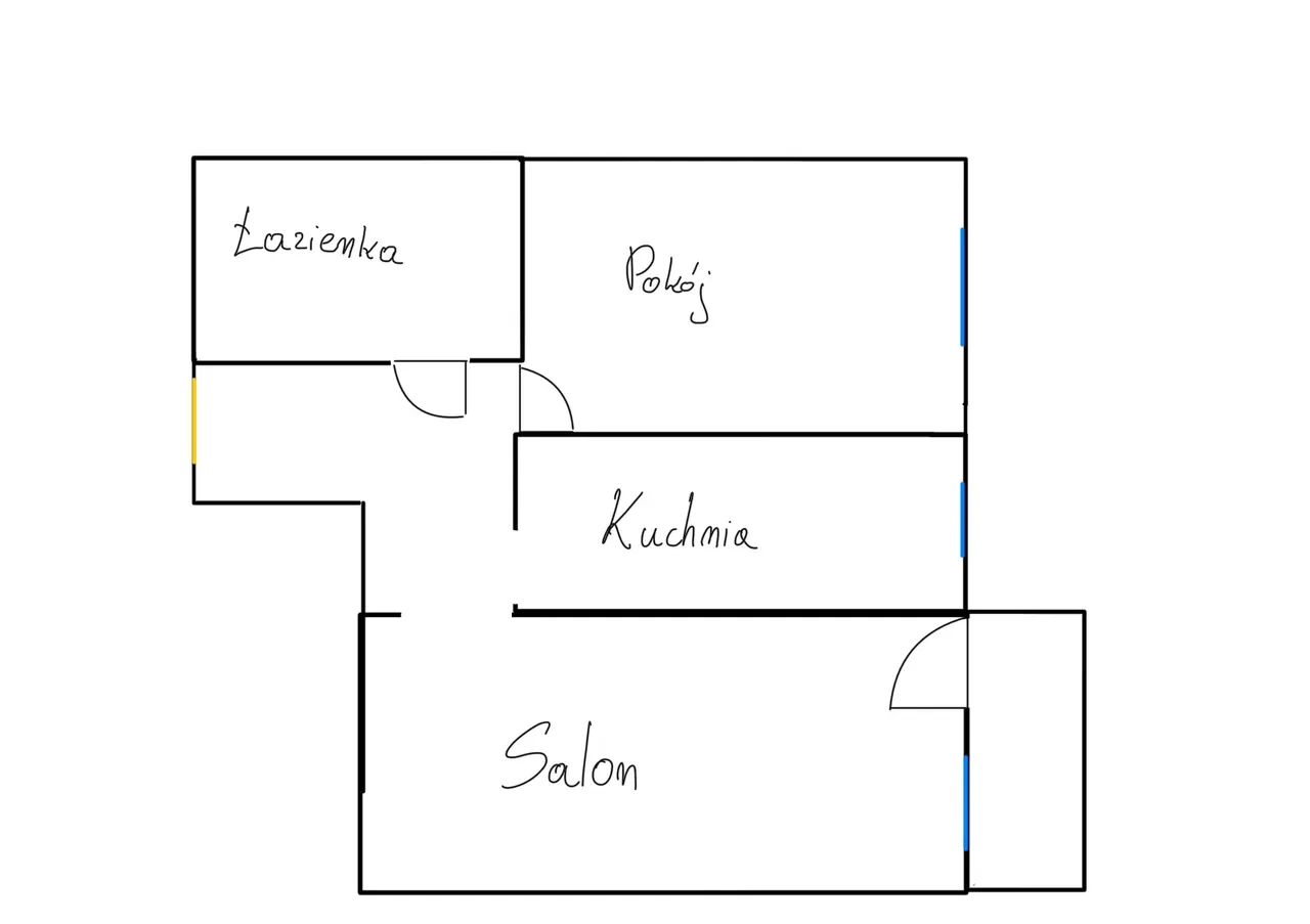 Nowe wnętrze, gotowe do zamieszkania — 39 m² przy ul. Ostrogórskiej