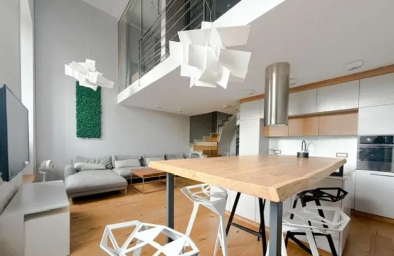 Wyjątkowy loft dwupoziomowy | Księży Młyn | 83,83 m² | wysoki standard - zdjęcie 4