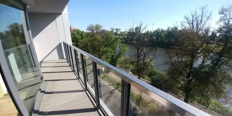 WYSPIAŃSKIEGO, 54m2, 2 pokoje, duży balkon, widok na rzekę, od 01.07 - zdjęcie 6