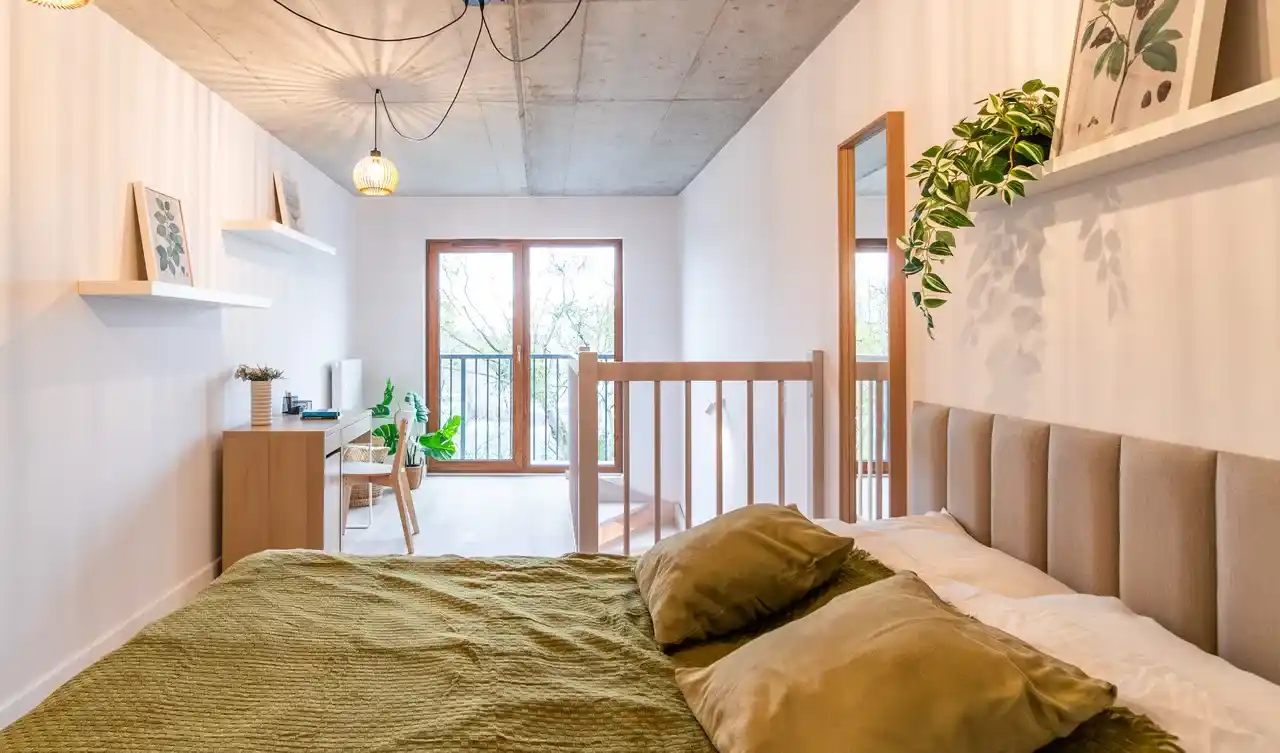 Stylowy lokal dwupoziomowy w nowoczesnym apartamentowcu - zdjęcie 5